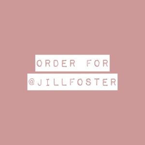 Order for @jillfoster
